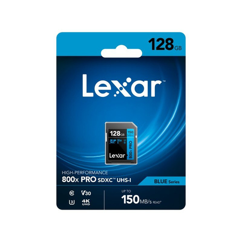 Lexar 800x PRO 128GB SDXC Card